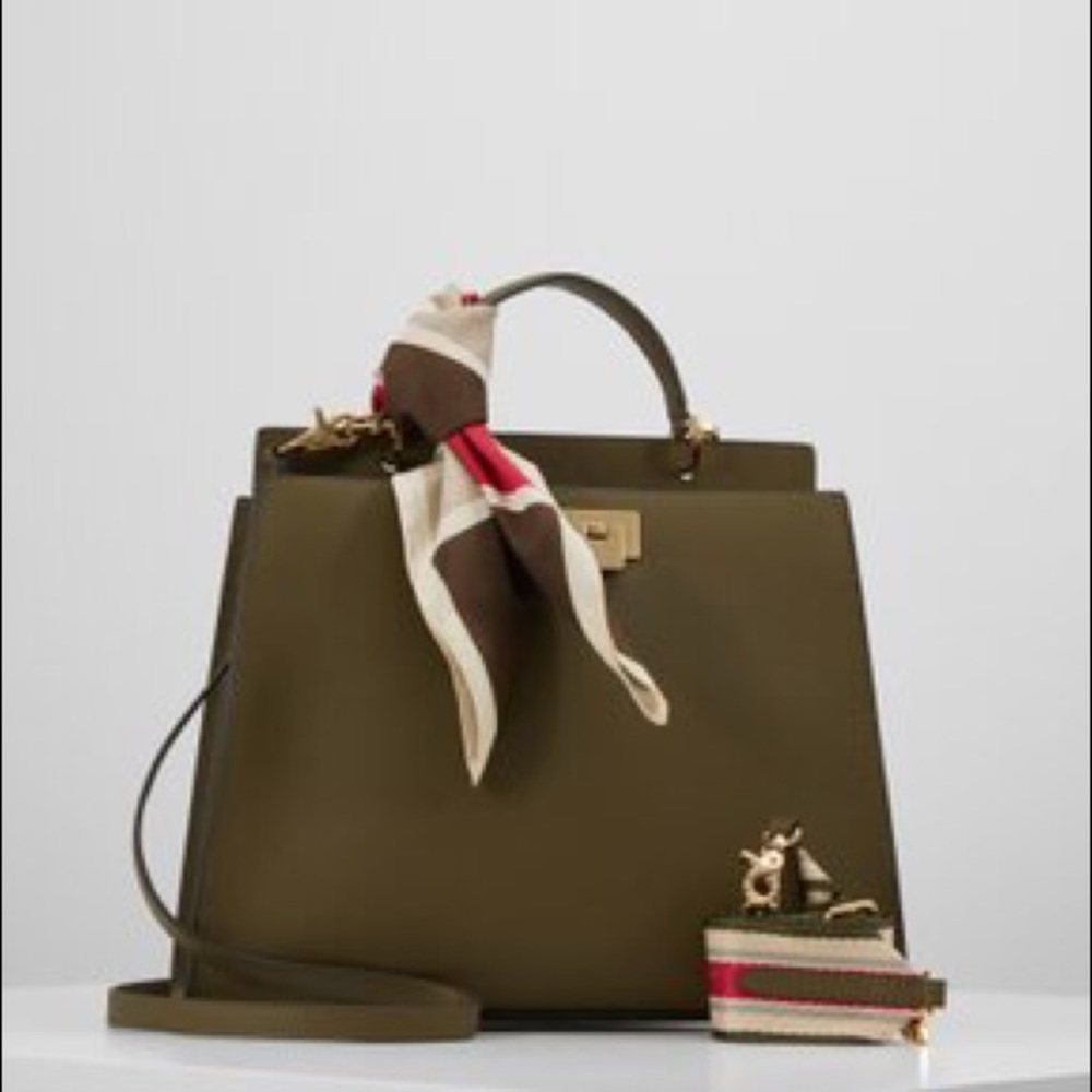 Zac by Zac Posen Earthette double compartment bag